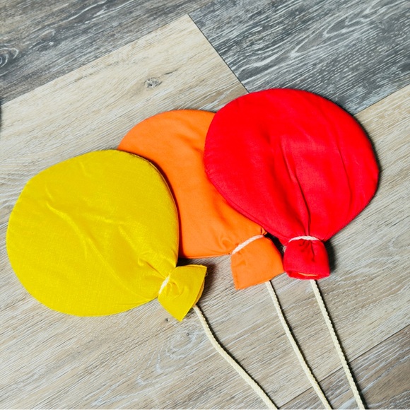 Century Originals Nursery Wall Hanging Bears Bow Ties Balloons Plush 1987 Vtg - Picture 6 of 15